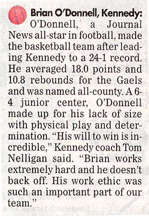 All Star Brian O'Donnell summary