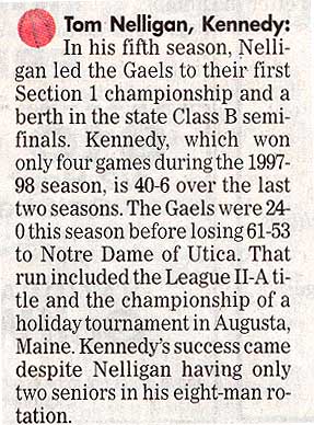 Coach Nelligan All Star summary